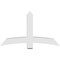 Ekena Millwork Bellingham Architectural Grade PVC Gable Bracket, 60"W x 35"H x 6"D x 6"F, 14/12 Pitch GBP060X35X0606BEL00 - alternate 2